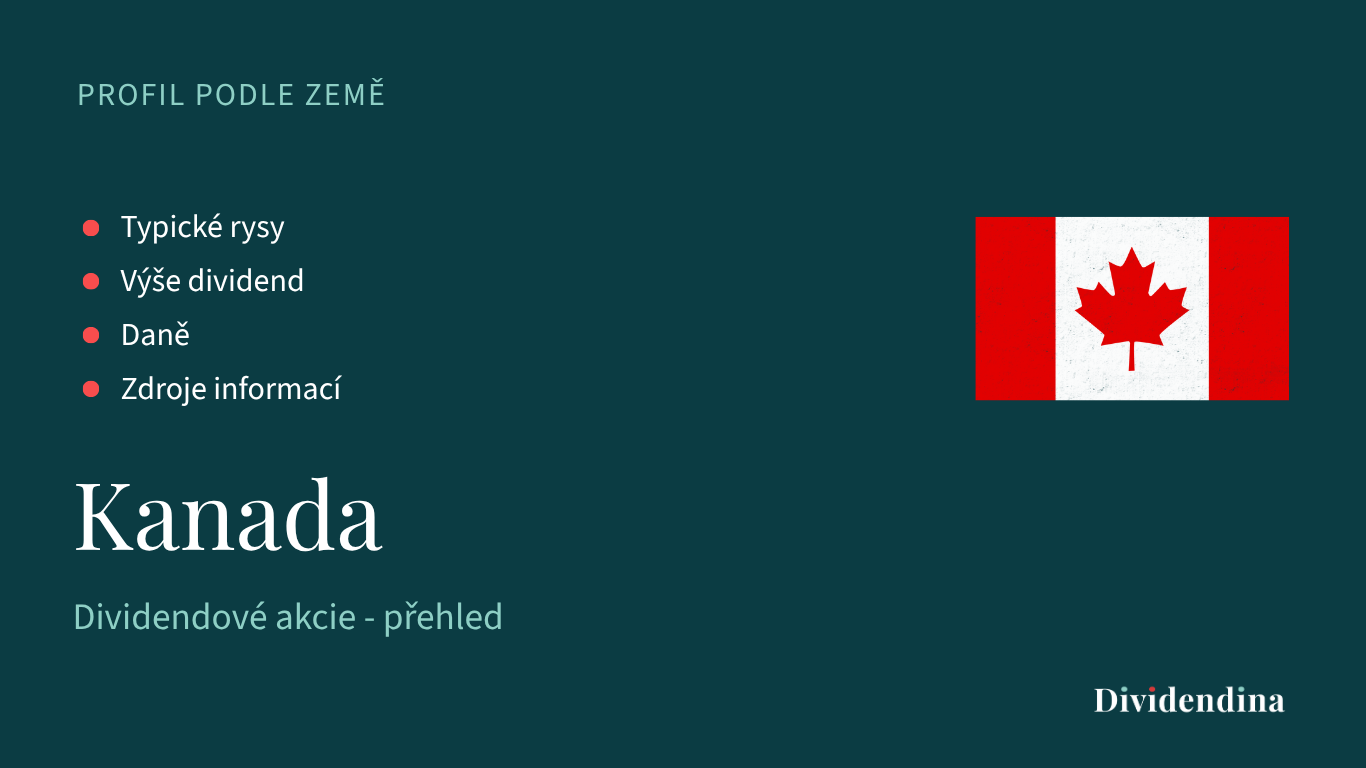 dividendové akcie Kanada